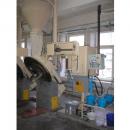 Liquid and dry components dosing (dough preparation)