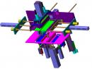 Robots for formation of cardboard packing